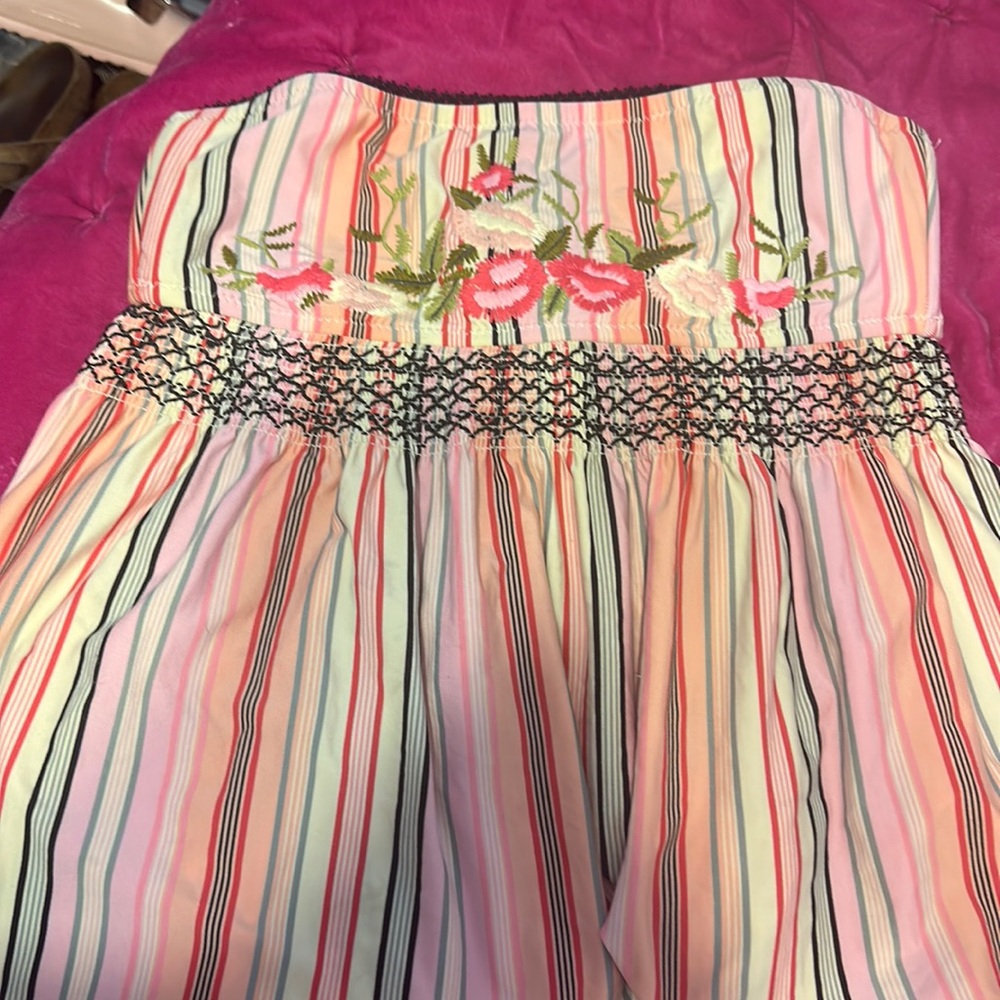 Betsey Johnson L swim bandeau top and two bottoms
